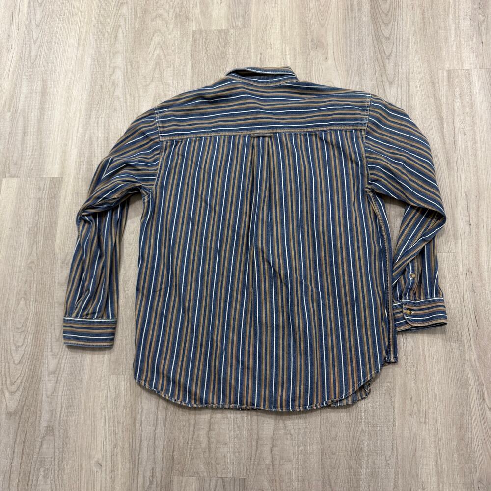 Vintage Basic Editions Vertical Striped Denim But… - image 5